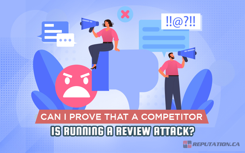 Can I Prove That a Competitor is Running a Review Attack?